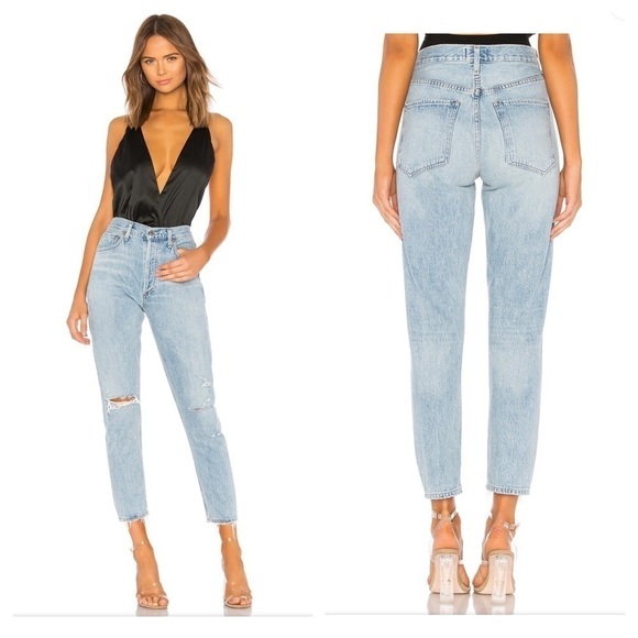 Agolde Jamie High Rise Classic Jeans - Picture 1 of 8